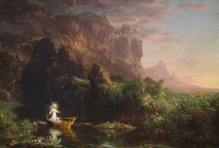 Thomas Cole The Voyage of Life:Childhood (mk13)